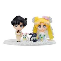 MegaHouse Petit Chara! Pretty Guardian Sailor Moon Happy Wedding PVC Figure -Megahouse 001 96725.1495784032