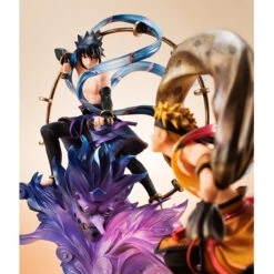 MegaHouse G.E.M. Series Remix Naruto Shippuden Uzumaki Fujin & Sasuke Uchiha Raijin SET PVC Figure (Completed) -Megahouse 002 08106.1494390618
