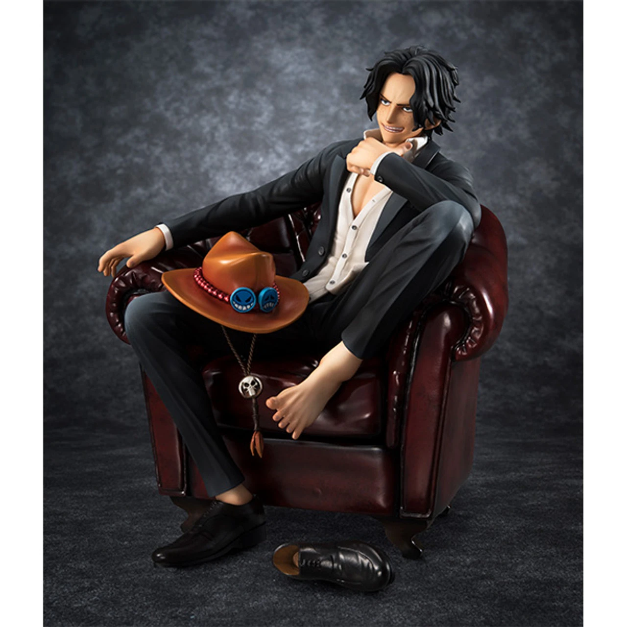 MegaHouse Portrait.Of.Pirates One Piece S.O.C Portgas D Ace 1/8 PVC Figure (Completed) 4 MegaHouse Portrait.Of.Pirates One Piece S.O.C Portgas D Ace 1/8 PVC Figure (Completed) - Image 2