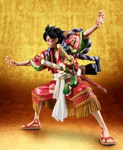 MegaHouse Portrait.Of.Pirates One Piece KABUKI EDITION Monkey D Luffy 1/8 PVC Figure -Megahouse 002 94974.1456823398