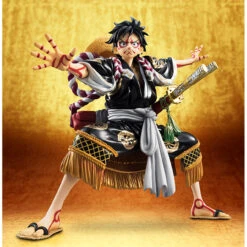 MegaHouse Portrait.Of.Pirates One Piece KABUKI EDITION Monkey D Luffy Second Performance -Megahouse 003 01414.1507539519