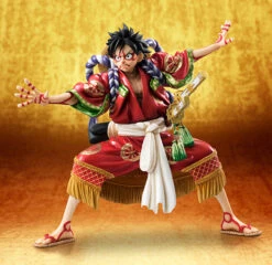 MegaHouse Portrait.Of.Pirates One Piece KABUKI EDITION Monkey D Luffy 1/8 PVC Figure -Megahouse 003 51156.1456823399