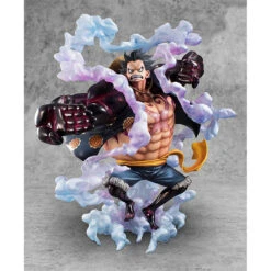 MegaHouse Portrait.Of.Pirates One Piece SA-MAXIMUM Monkey D Luffy Gear 4 [Hazumu Otoko] 1/8 PVC Figure -Megahouse 004 05191.1493104908