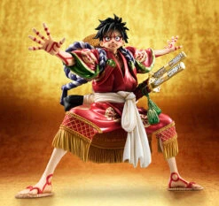 MegaHouse Portrait.Of.Pirates One Piece KABUKI EDITION Monkey D Luffy 1/8 PVC Figure -Megahouse 004 32331.1456823399