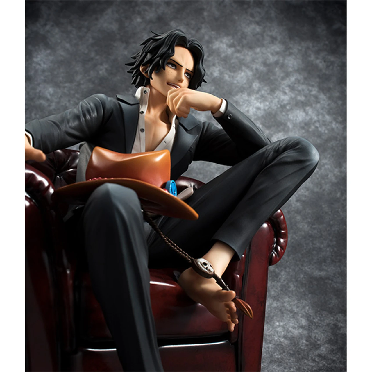 MegaHouse Portrait.Of.Pirates One Piece S.O.C Portgas D Ace 1/8 PVC Figure (Completed) 9 MegaHouse Portrait.Of.Pirates One Piece S.O.C Portgas D Ace 1/8 PVC Figure (Completed) - Image 7
