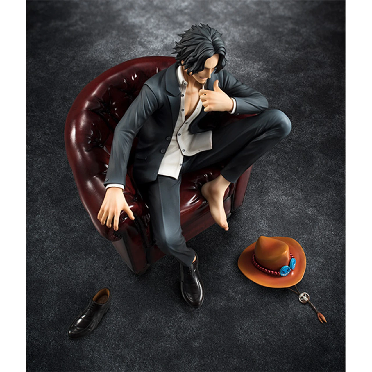 MegaHouse Portrait.Of.Pirates One Piece S.O.C Portgas D Ace 1/8 PVC Figure (Completed) 7 MegaHouse Portrait.Of.Pirates One Piece S.O.C Portgas D Ace 1/8 PVC Figure (Completed) - Image 5