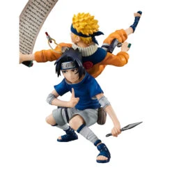 MegaHouse G.E.M. Series Remix Naruto Shippuden Uzumaki Naruto & Sasuke PVC Figure -Megahouse 006 55711.1481871185