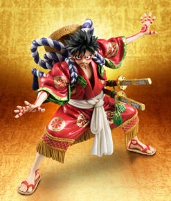 MegaHouse Portrait.Of.Pirates One Piece KABUKI EDITION Monkey D Luffy 1/8 PVC Figure -Megahouse 006 91737.1456823399