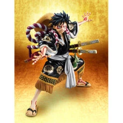 MegaHouse Portrait.Of.Pirates One Piece KABUKI EDITION Monkey D Luffy Second Performance -Megahouse 007 35054.1507539519