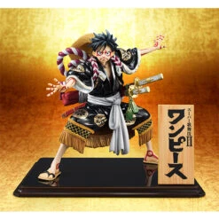 MegaHouse Portrait.Of.Pirates One Piece KABUKI EDITION Monkey D Luffy Second Performance -Megahouse 009 75705.1507539520
