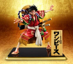 MegaHouse Portrait.Of.Pirates One Piece KABUKI EDITION Monkey D Luffy 1/8 PVC Figure -Megahouse 013 23694.1456823386