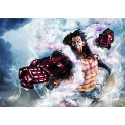 MegaHouse Portrait.Of.Pirates One Piece SA-MAXIMUM Monkey D Luffy Gear 4 [Hazumu Otoko] 1/8 PVC Figure -Megahouse 013 59724.1493104908