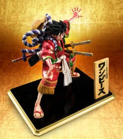 MegaHouse Portrait.Of.Pirates One Piece KABUKI EDITION Monkey D Luffy 1/8 PVC Figure -Megahouse 014 46374.1456823386
