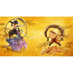 MegaHouse G.E.M. Series Remix Naruto Shippuden Uzumaki Fujin & Sasuke Uchiha Raijin SET PVC Figure (Completed) -Megahouse 016 86275.1494390618