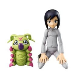 G.E.M.Digimon Adventure 02 Ichijoji Ken & Wormmon PVC Figure By MegaHouse -Megahouse 1000098655 2 65486.1437710979