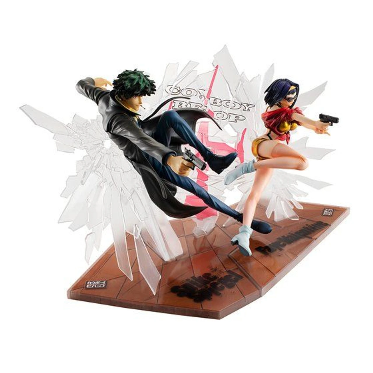 MegaHouse Cowboy Bebop Spike Spiegel & Faye Valentine 1st GIG PVC Figure 6 MegaHouse Cowboy Bebop Spike Spiegel & Faye Valentine 1st GIG PVC Figure - Image 4