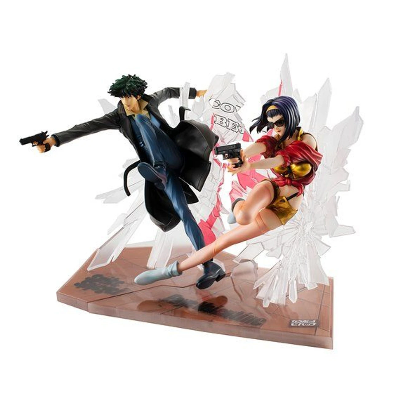 MegaHouse Cowboy Bebop Spike Spiegel & Faye Valentine 1st GIG PVC Figure 7 MegaHouse Cowboy Bebop Spike Spiegel & Faye Valentine 1st GIG PVC Figure - Image 5