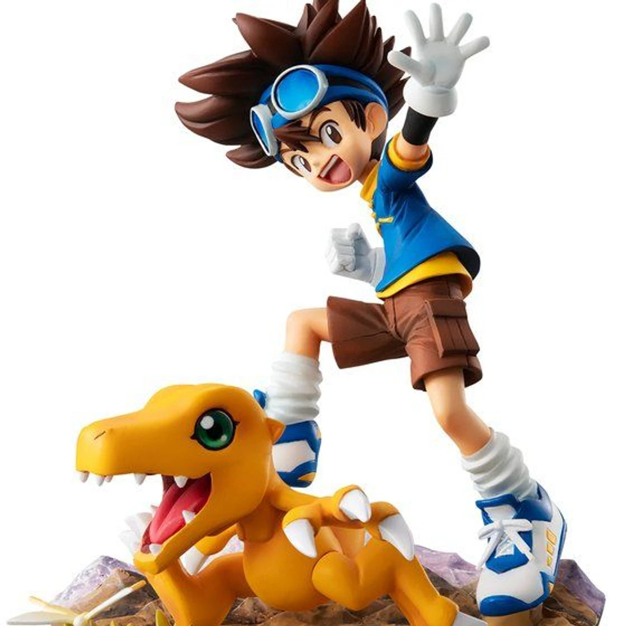MegaHouse G.E.M.Series Digimon Adventure Taichi Yagami & Agumon 20th Anniversary PVC Figure ( APR 2020 )