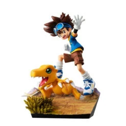 MegaHouse G.E.M.Series Digimon Adventure Taichi Yagami & Agumon 20th Anniversary PVC Figure ( APR 2020 ) -Megahouse 1000139215 2 16439.1570096829