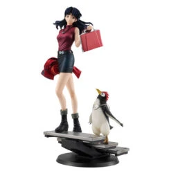 MegaHouse GALS Series Rebuild Of Evangelion Misato Katsuragi & Penpen PVC Figure -Megahouse 1000164797 8 60215.1633599436