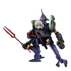 MegaHouse Desktop Army Rebuild Of Evangelion Shinji Ikari & Kaworu Nagisa & EVA Unit-13 -Megahouse 1000167266 4 07707.1638518812