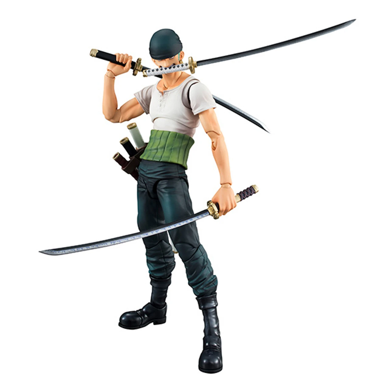 MegaHouse Variable Action Heroes One Piece Series Roronoa Zoro Past Blue W/Bonus Action Figure 10 MegaHouse Variable Action Heroes One Piece Series Roronoa Zoro Past Blue W/Bonus Action Figure - Image 8