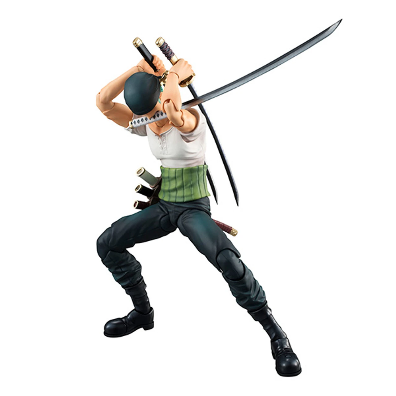 MegaHouse Variable Action Heroes One Piece Series Roronoa Zoro Past Blue W/Bonus Action Figure 9 MegaHouse Variable Action Heroes One Piece Series Roronoa Zoro Past Blue W/Bonus Action Figure - Image 7
