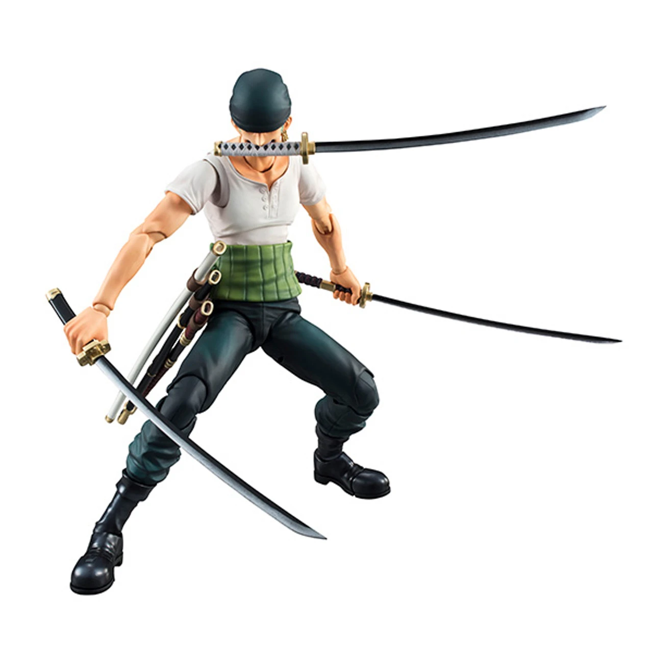 MegaHouse Variable Action Heroes One Piece Series Roronoa Zoro Past Blue W/Bonus Action Figure 12 MegaHouse Variable Action Heroes One Piece Series Roronoa Zoro Past Blue W/Bonus Action Figure - Image 10