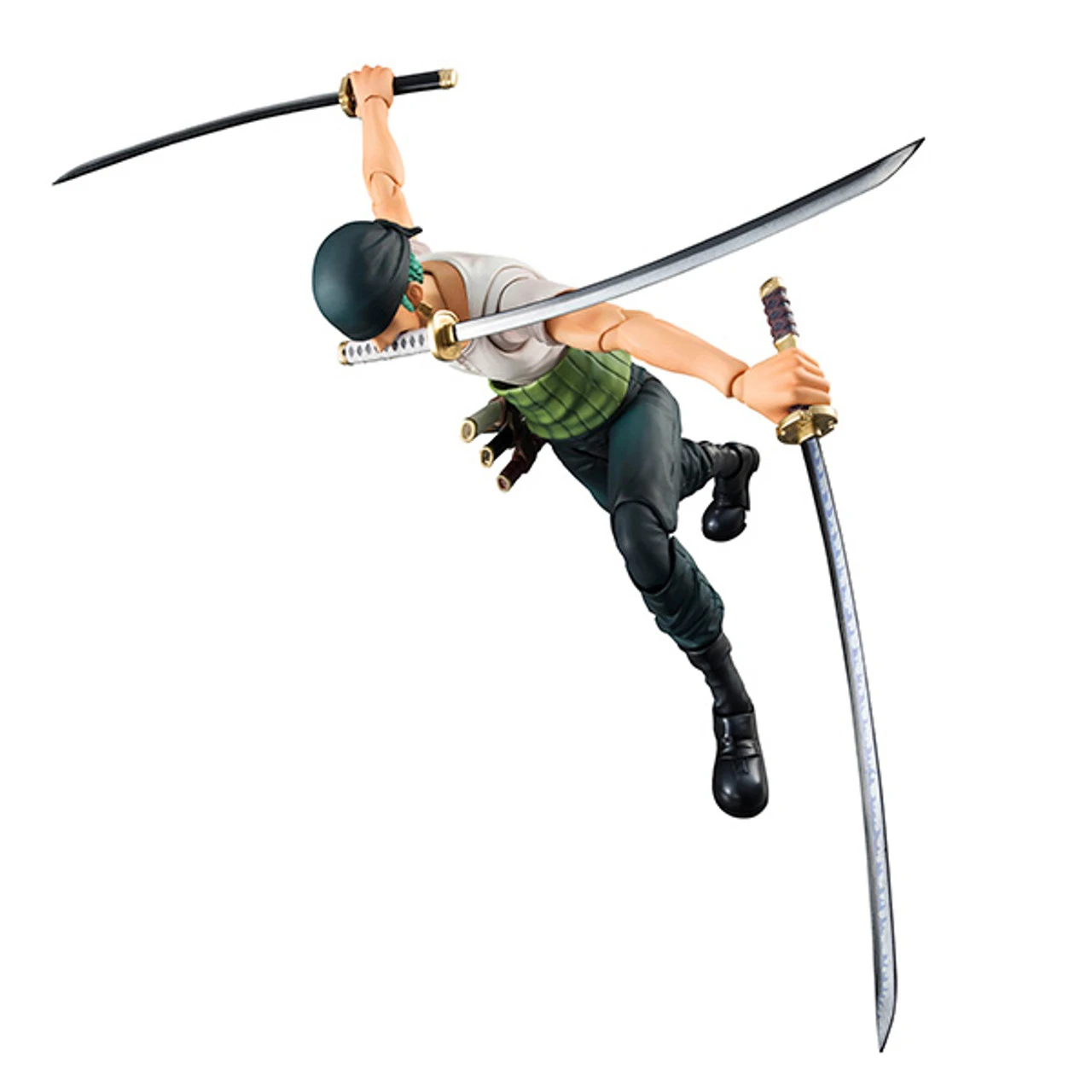 MegaHouse Variable Action Heroes One Piece Series Roronoa Zoro Past Blue W/Bonus Action Figure 8 MegaHouse Variable Action Heroes One Piece Series Roronoa Zoro Past Blue W/Bonus Action Figure - Image 6