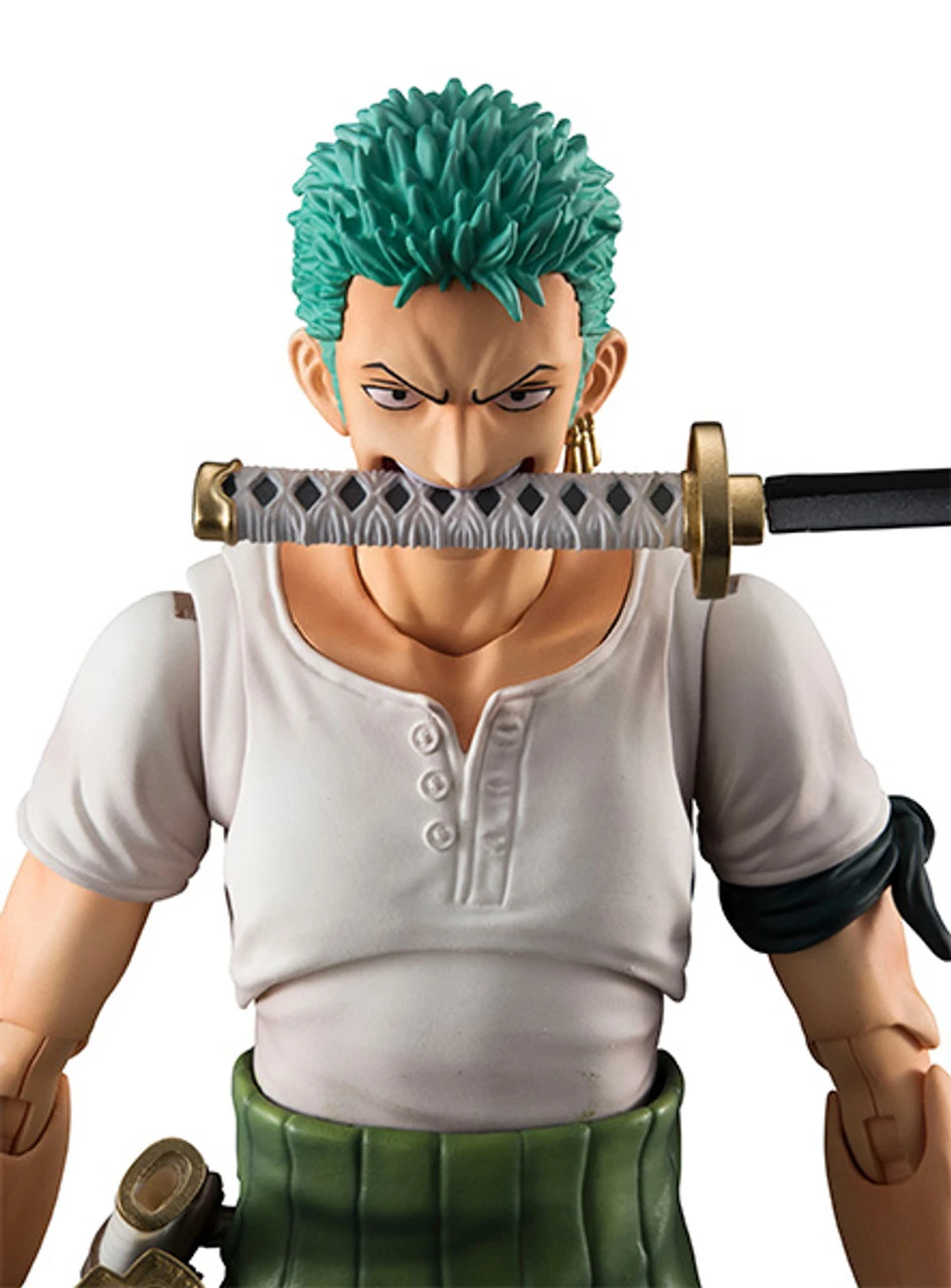 MegaHouse Variable Action Heroes One Piece Series Roronoa Zoro Past Blue W/Bonus Action Figure 14 MegaHouse Variable Action Heroes One Piece Series Roronoa Zoro Past Blue W/Bonus Action Figure - Image 12