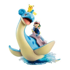 MegaHouse G.E.M. Series Pokemon Ash Ketchum & Pikachu & Lapras PVC Figure (Completed)