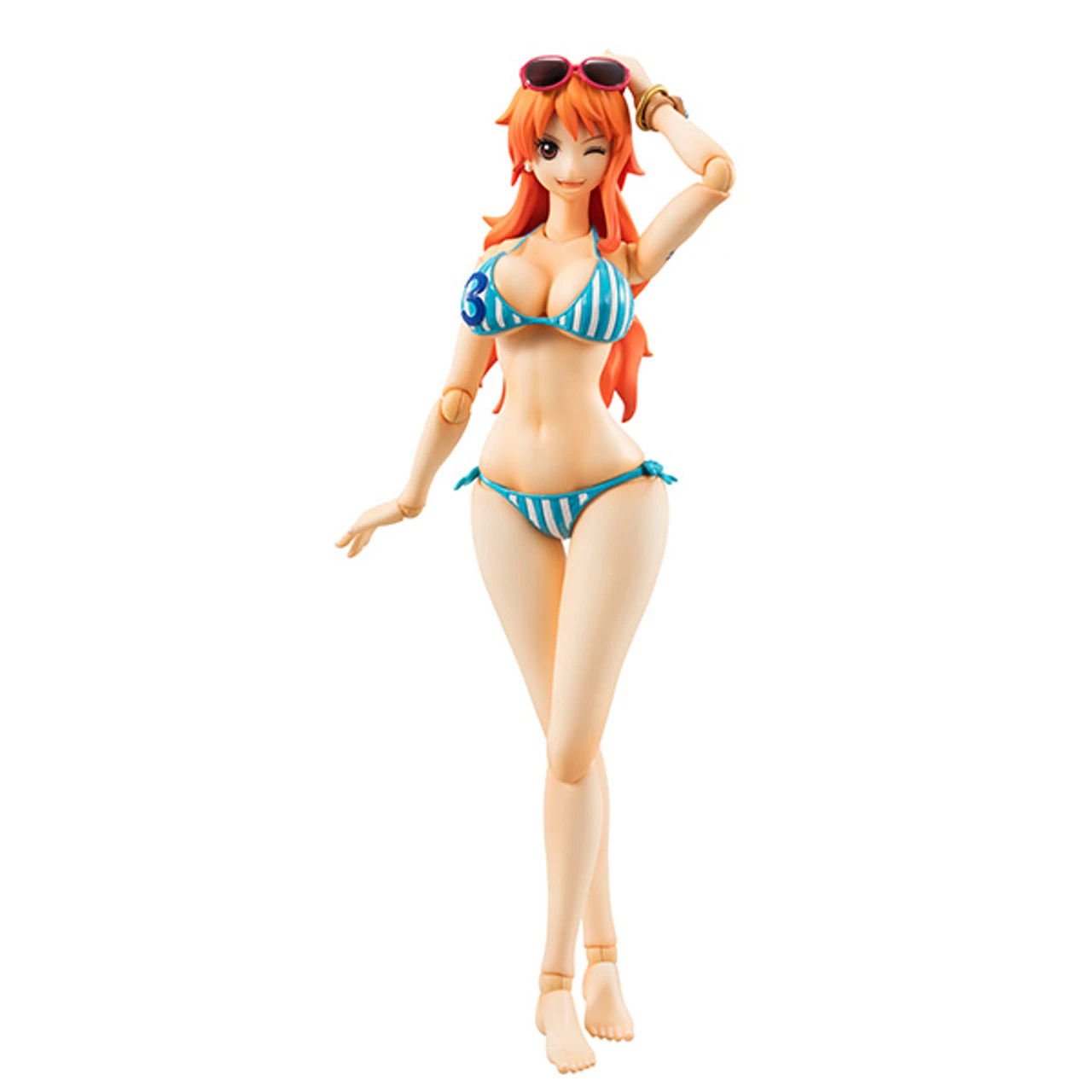 MegaHouse Variable Action Heroes One Piece Nami (Summer Vacation) Action Figure (Completed) 4 MegaHouse Variable Action Heroes One Piece Nami (Summer Vacation) Action Figure (Completed) - Image 2