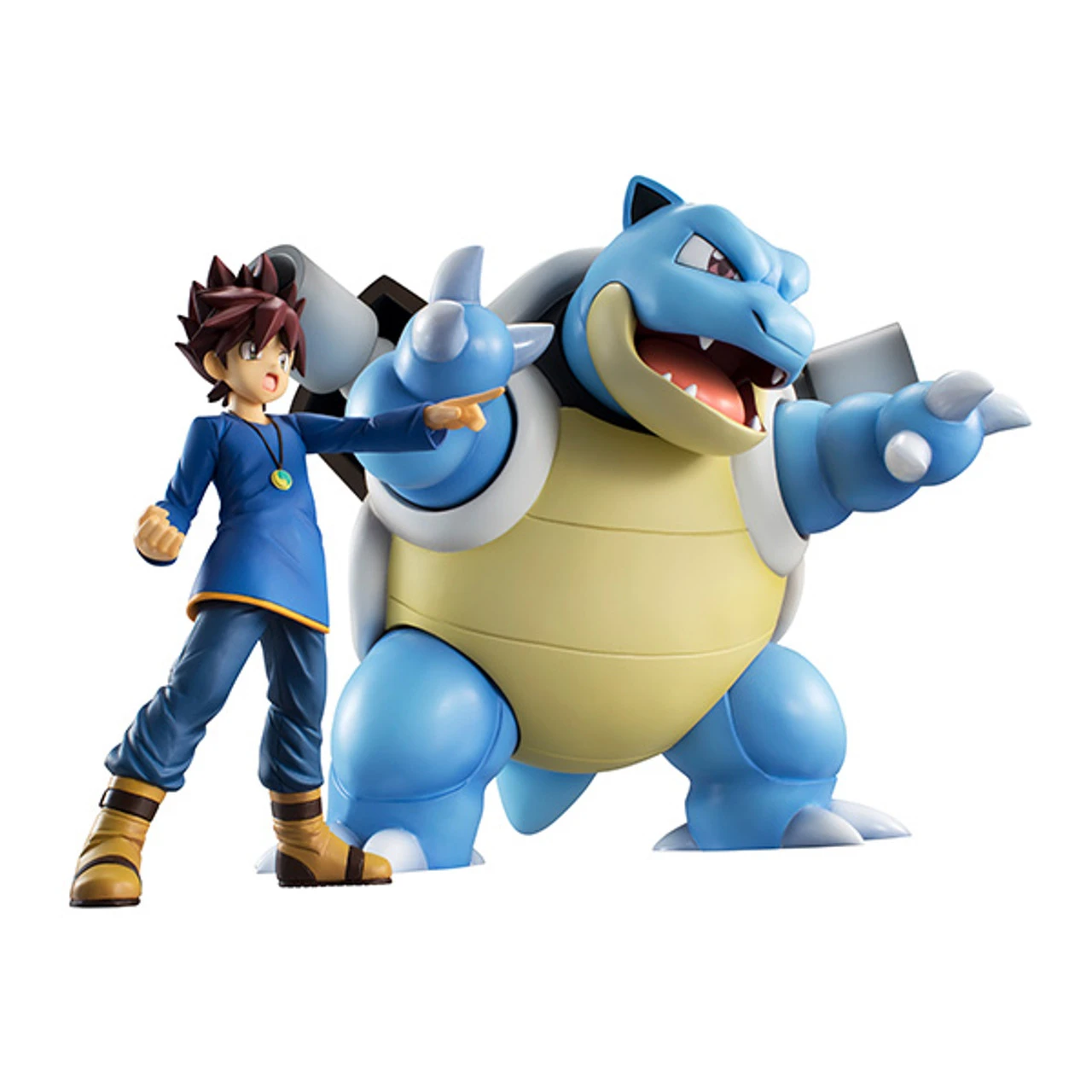 MegaHouse G.E.M. Series Pokemon Shigeru & Blastoise PVC Figure 4 MegaHouse G.E.M. Series Pokemon Shigeru & Blastoise PVC Figure - Image 2