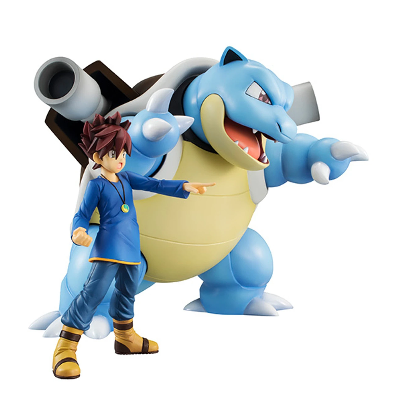 MegaHouse G.E.M. Series Pokemon Shigeru & Blastoise PVC Figure 7 MegaHouse G.E.M. Series Pokemon Shigeru & Blastoise PVC Figure - Image 5